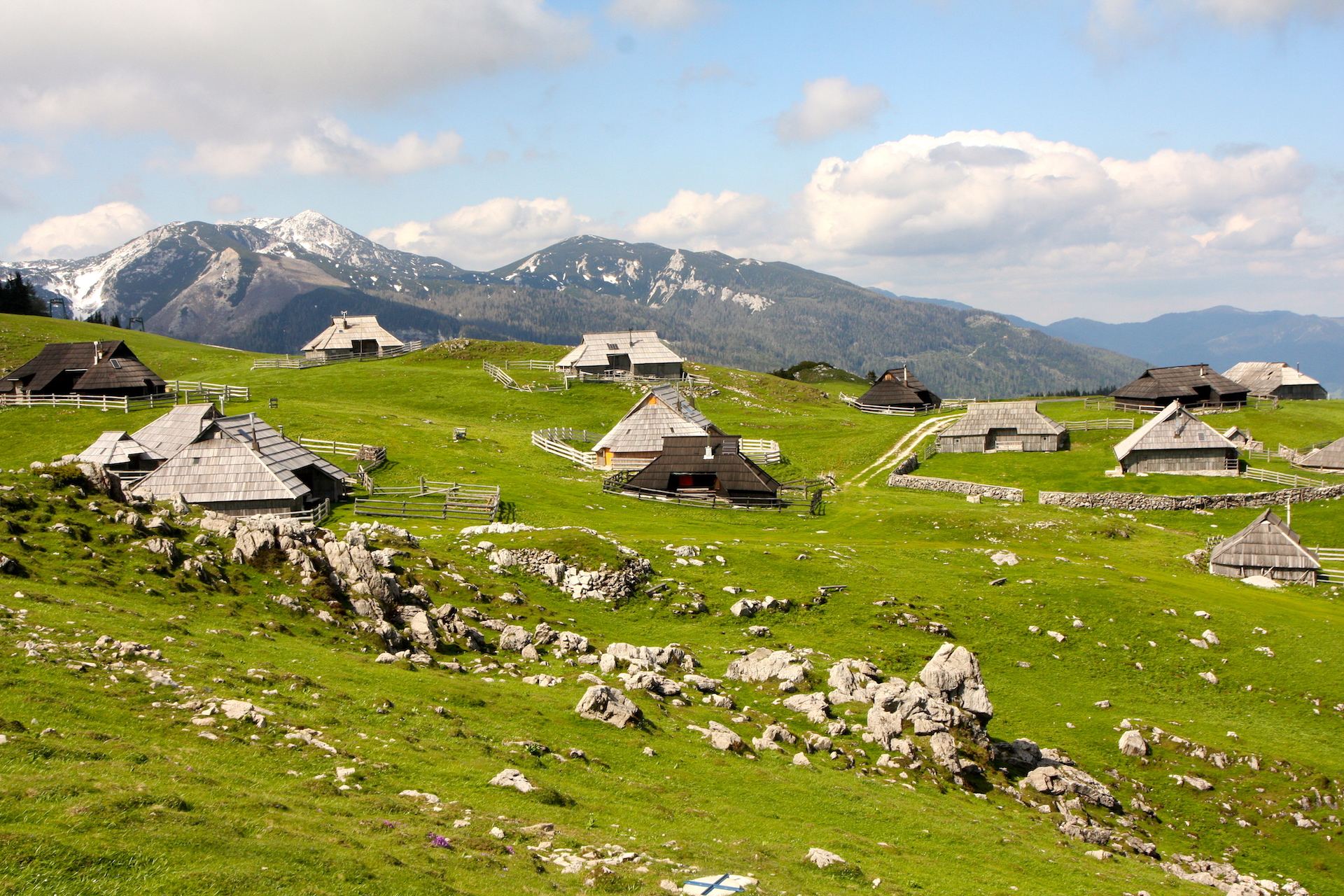 Velika Planina, Slovinsko. Foto: Alenka Hribar
