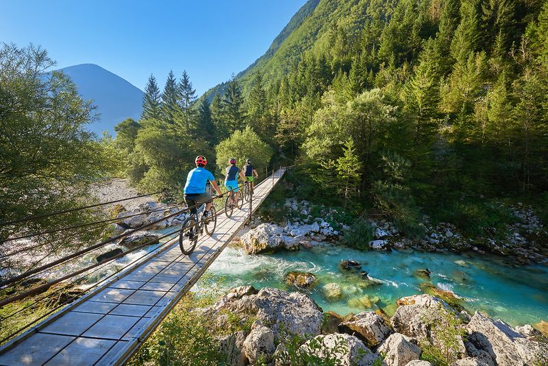 Cyklistika v údolí Soči, Slovinsko